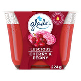 Glade Large Candle Cherry &amp;amp; Peony Air Freshener   224g