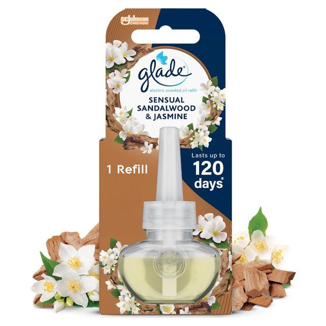 Glade Plug In Refill Electric Scented Oil Bali Sandalwood   20ml