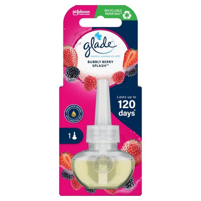 Glade Plug In Refill Electric Scented Oil Bubbly Berry Splash   20ml