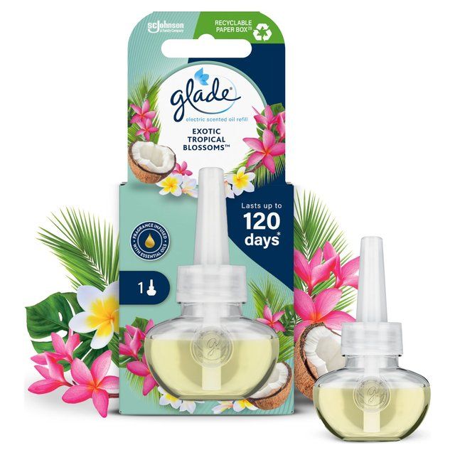 Glade Plug In Refill Electric Scented Oil Tropical Blossoms   20ml