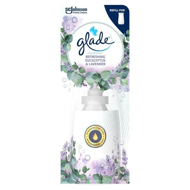 Glade Sense &amp;amp; Spray Air Freshener Refill Eucalyptus &amp;amp; Lavender   18ml