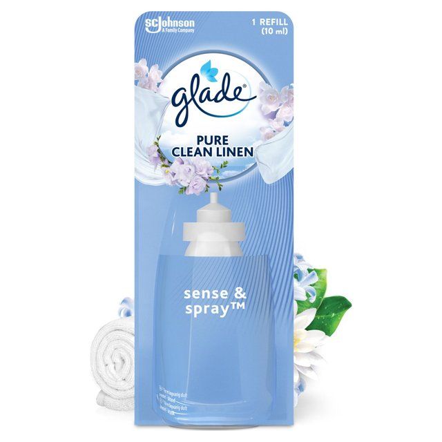 Glade Sense &amp;amp; Spray Refill Clean Linen Air Freshener   18ml