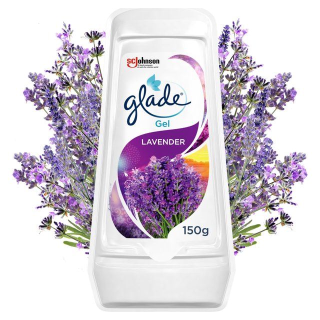 Glade Solid Bathroom Gel Lavender Air Freshener   150g