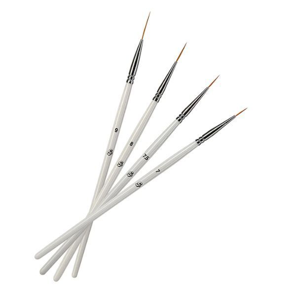 Glisten Cosmetics - Graphic Liner Brush Set - Brush