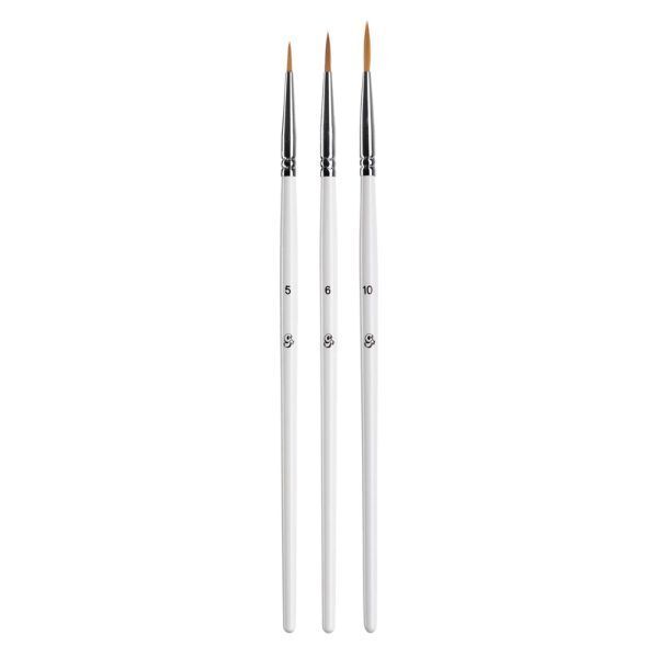 Glisten Cosmetics - Thick Liner Brush Set - Brush