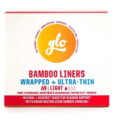 glo Bamboo Liners for Sensitive Bladder (16 liners)