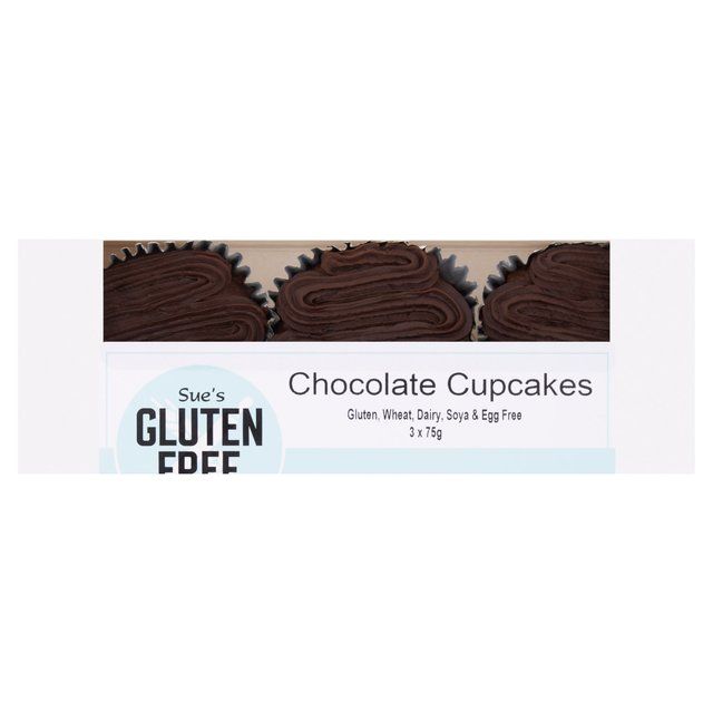 Gluten Free Kitchen Vegan Chocolate Cupcakes   3 x 75g