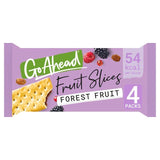 Go Ahead Forest Fruit Crispy Fruit Slices Snack Bars Multipack   4 per pack