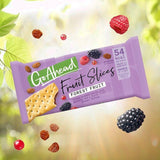 Go Ahead Forest Fruit Crispy Fruit Slices Snack Bars Multipack   4 per pack