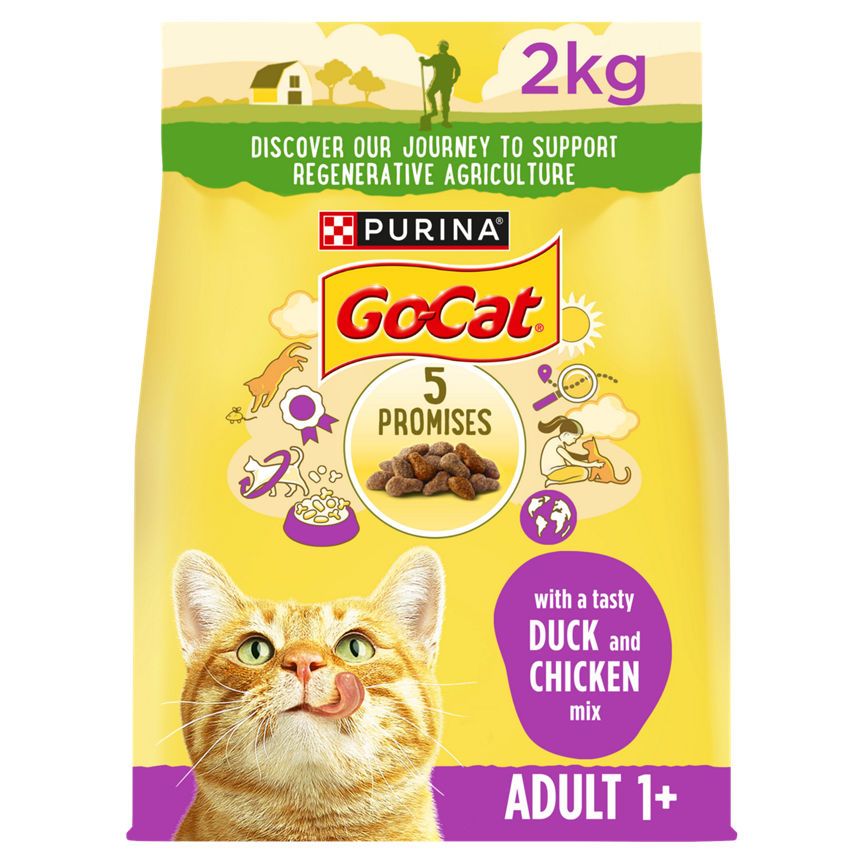 Go-Cat Adult Dry Cat Food Chicken and Duck