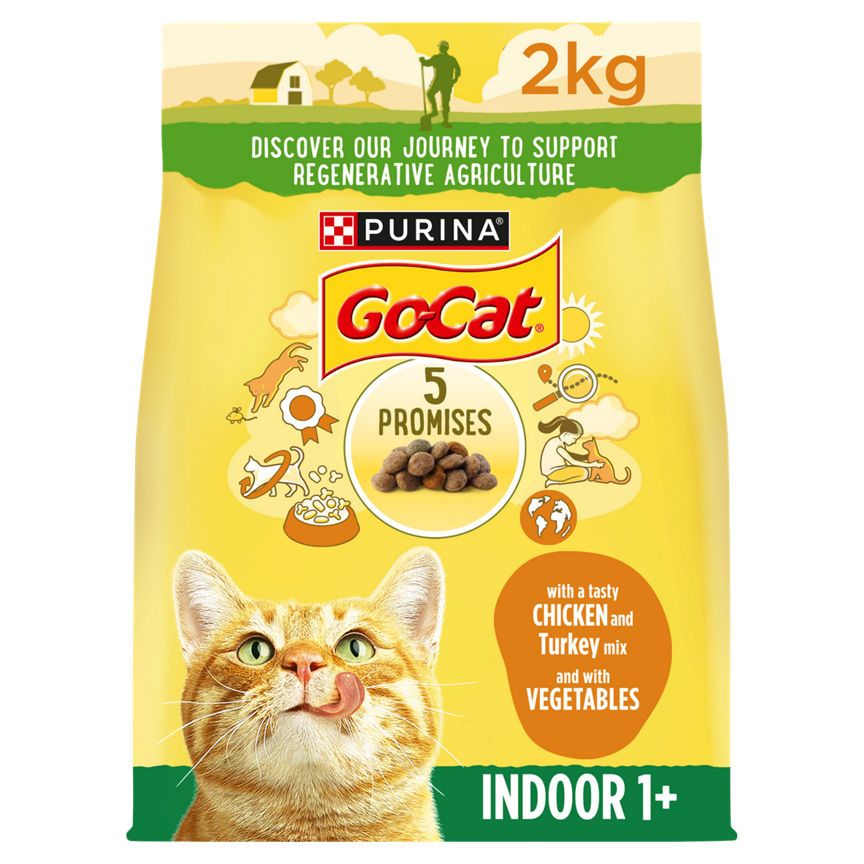 Go-Cat Adult Indoor Dry Cat Food Chicken &amp;amp; Veg