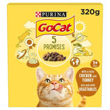 Go-Cat Chicken and Turkey Dry Cat Food   320g