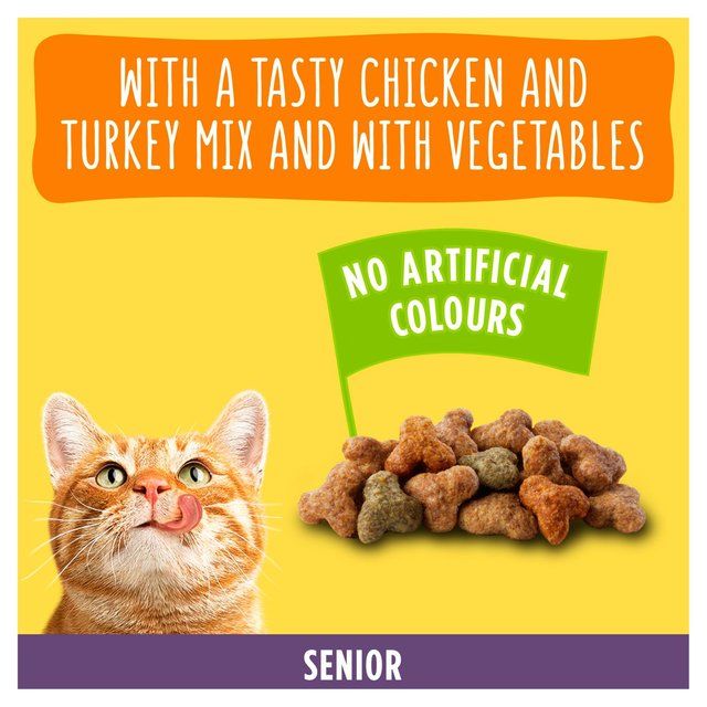 Go-Cat Senior Chicken and Turkey Dry Cat Food    750g