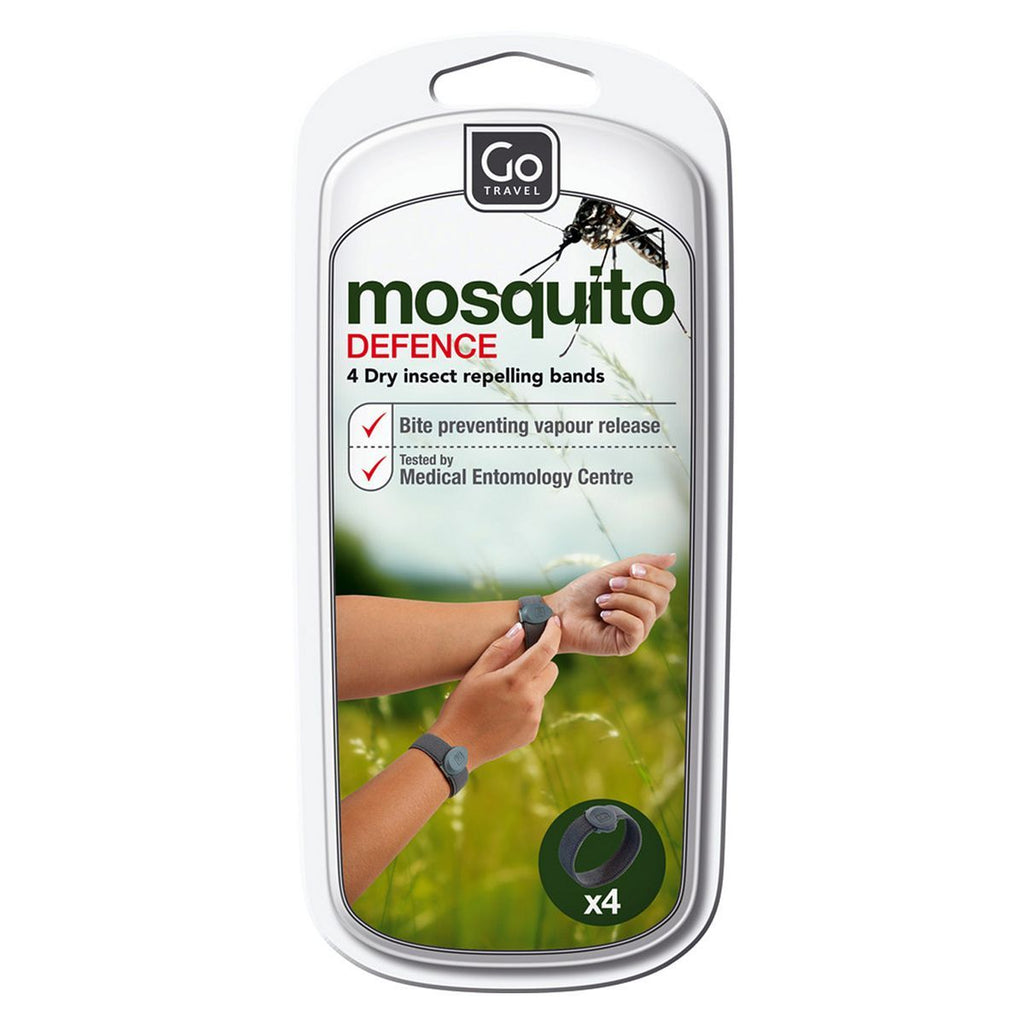 Go Travel Mosquito Defence Wrist Bands 4 Pack 597