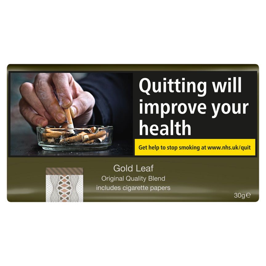 Gold Leaf JPS Quality Blend Tobacco Includes Cigarette Papers