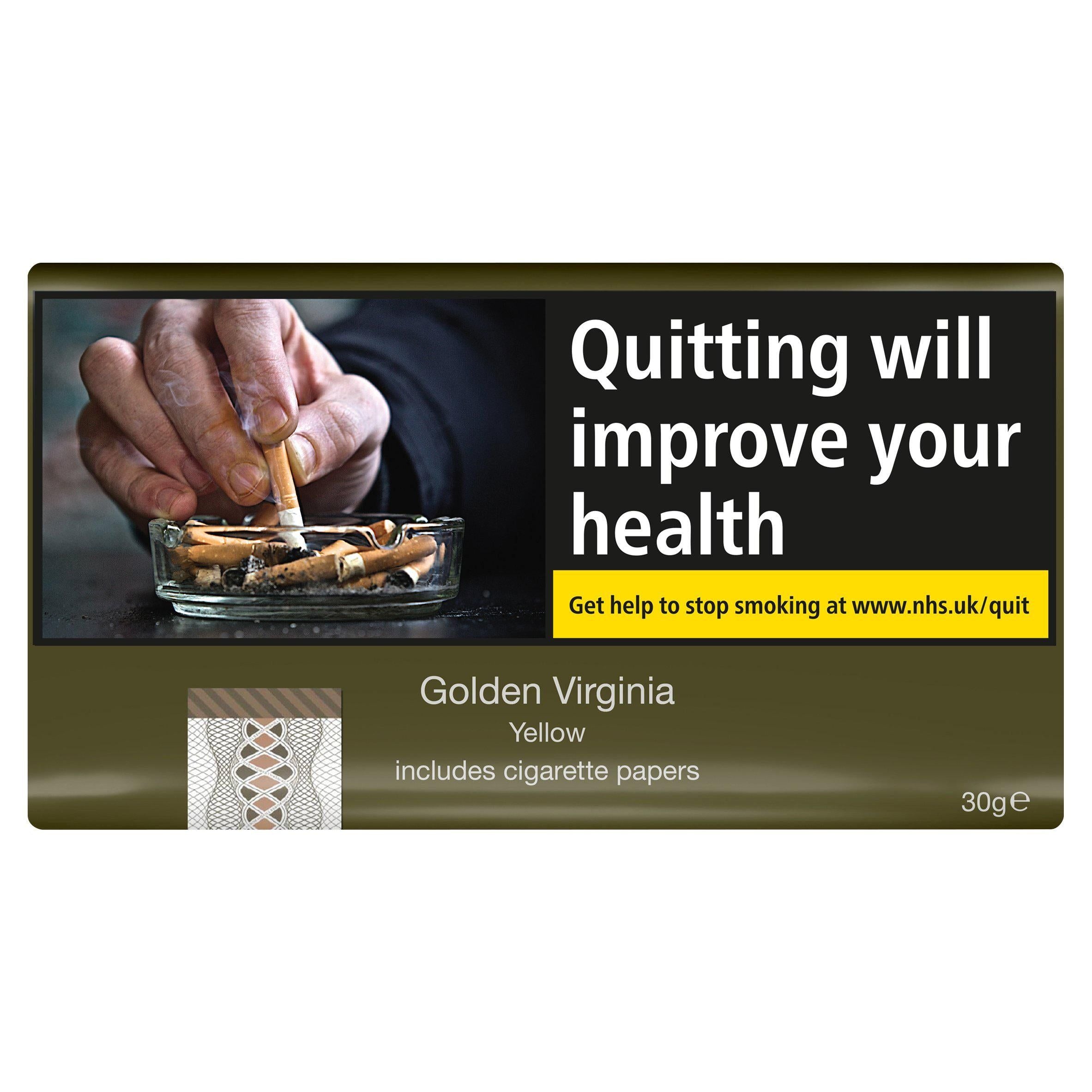 Golden Virginia Yellow 30g Pouch