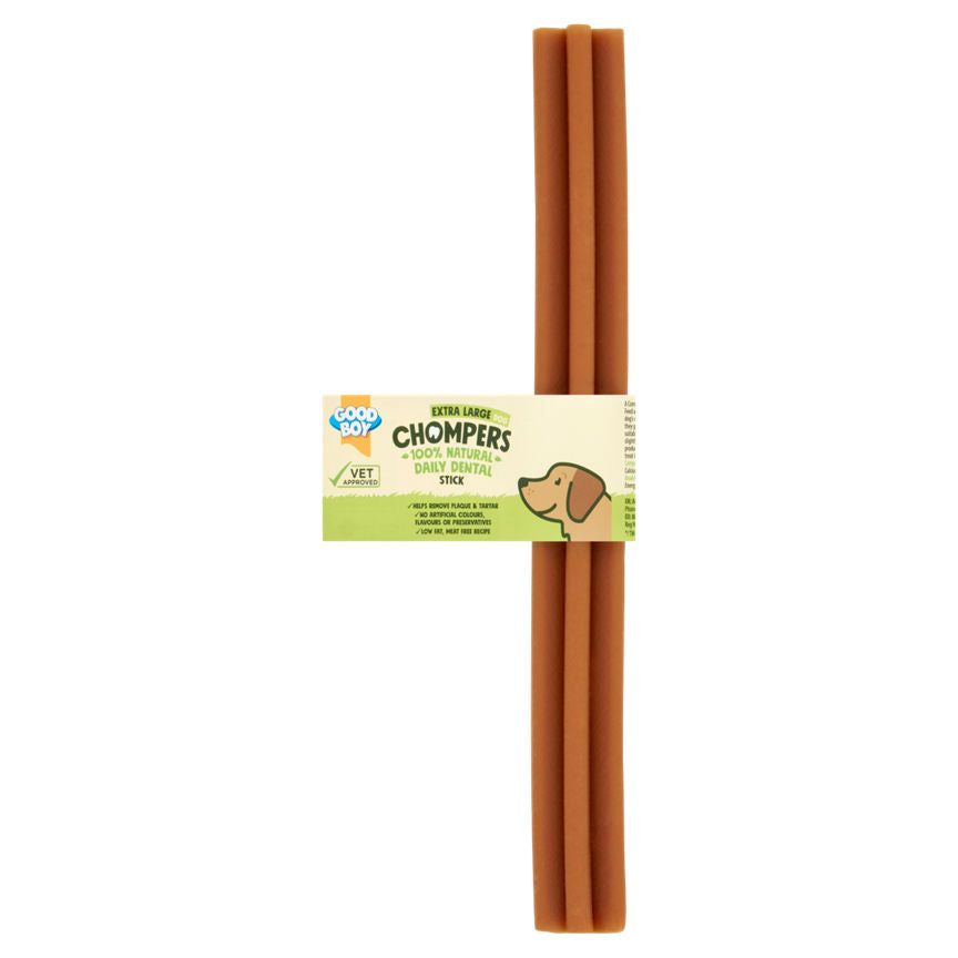 Good Boy Chompers 100% Natural Dental Stick Dog Chew Extra Large