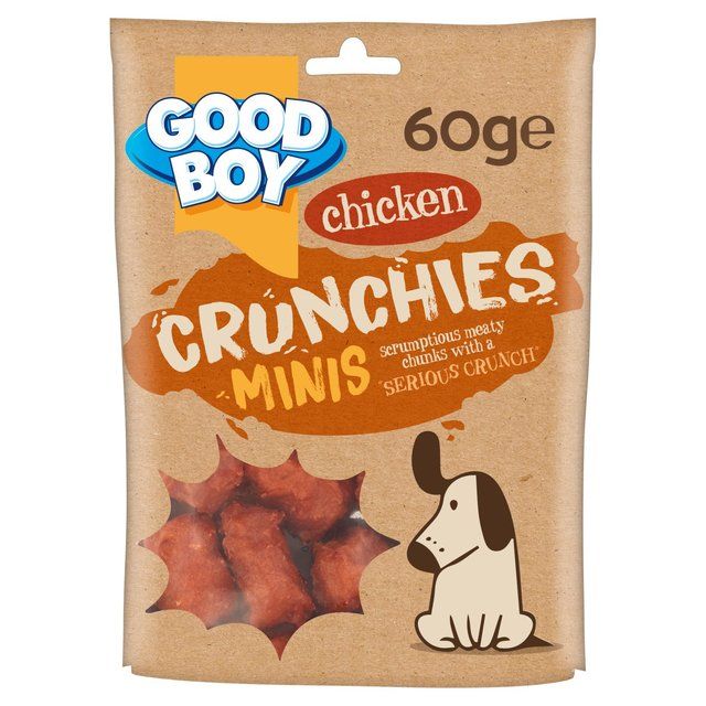 Good Boy Crunchies Chicken Mini Reward Dog Treats   60g