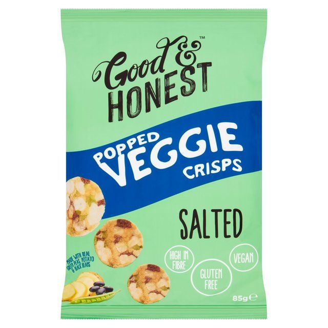 Good &amp;amp; Honest Popped Veggie Soya Pea Salted   85g