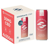 Goodrays CBD Drinks - Raspberry &amp;amp; Guava   4 x 250ml