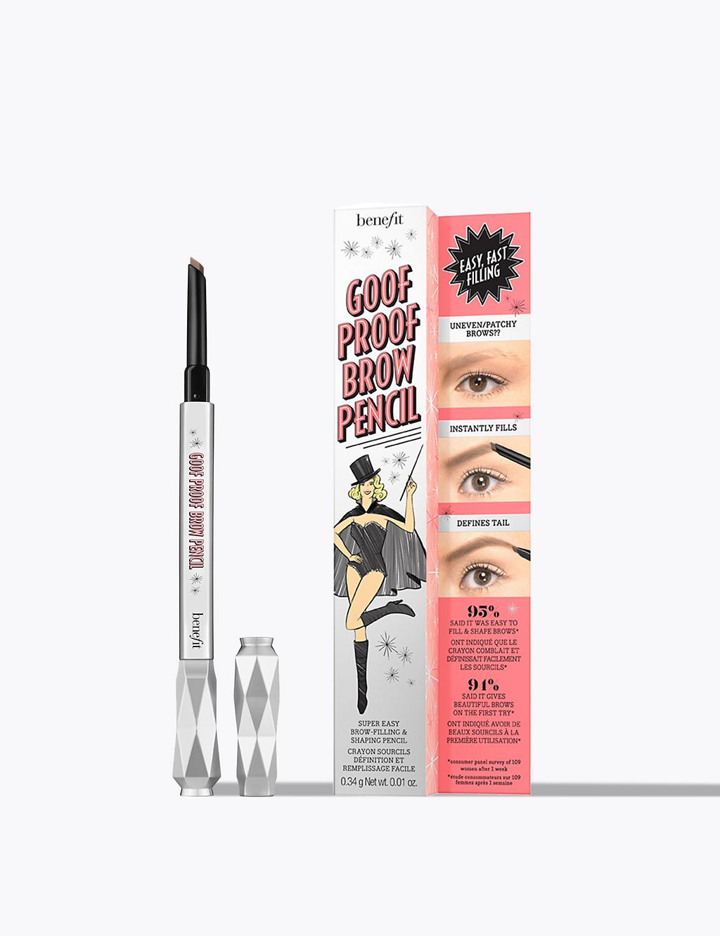 Goof Proof Easy Shape &amp;amp; Fill Eyebrow Pencil 0.34g