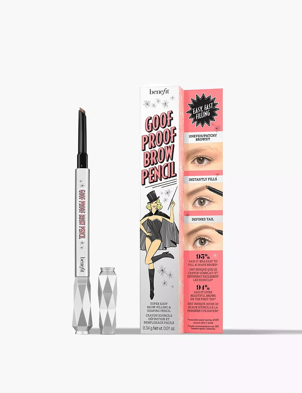 Goof Proof Easy Shape &amp;amp; Fill Eyebrow Pencil 0.34g Light Sand