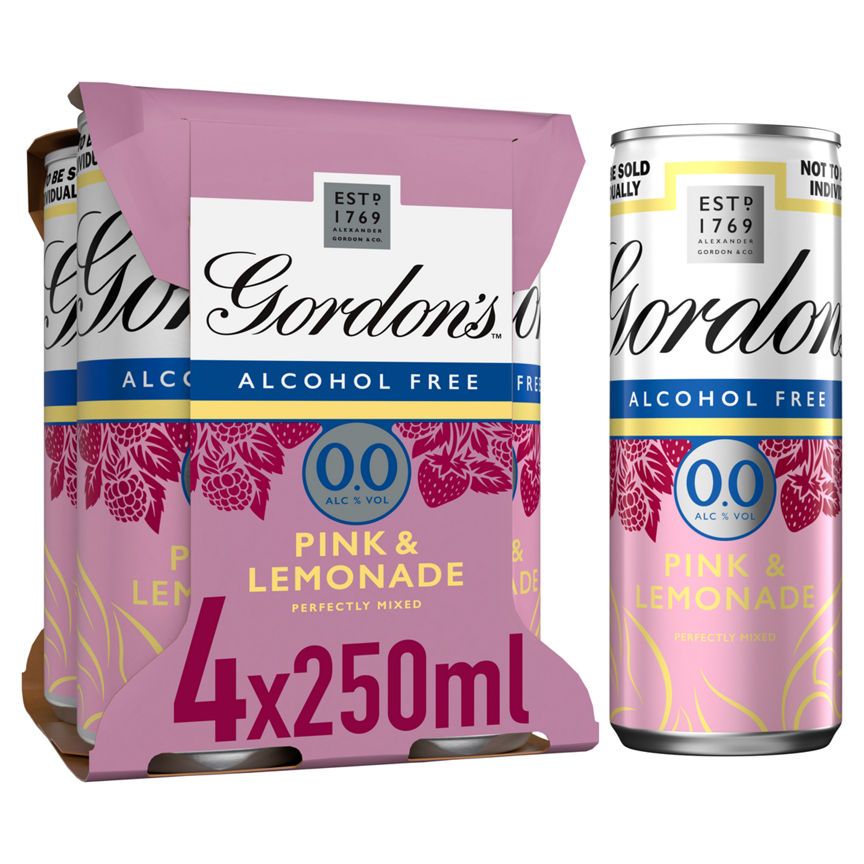 Gordon's Premium Pink 0.0% Alcohol Free & Lemonade