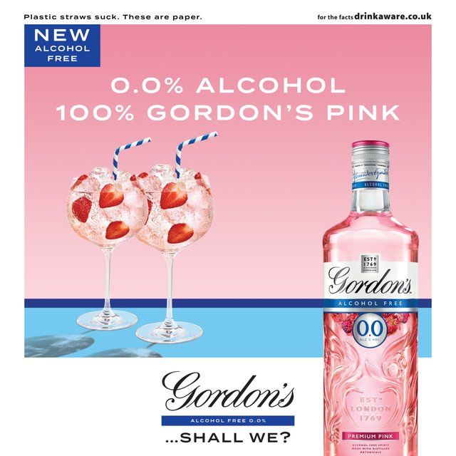 Gordon's Premium Pink Alcohol Free   70cl