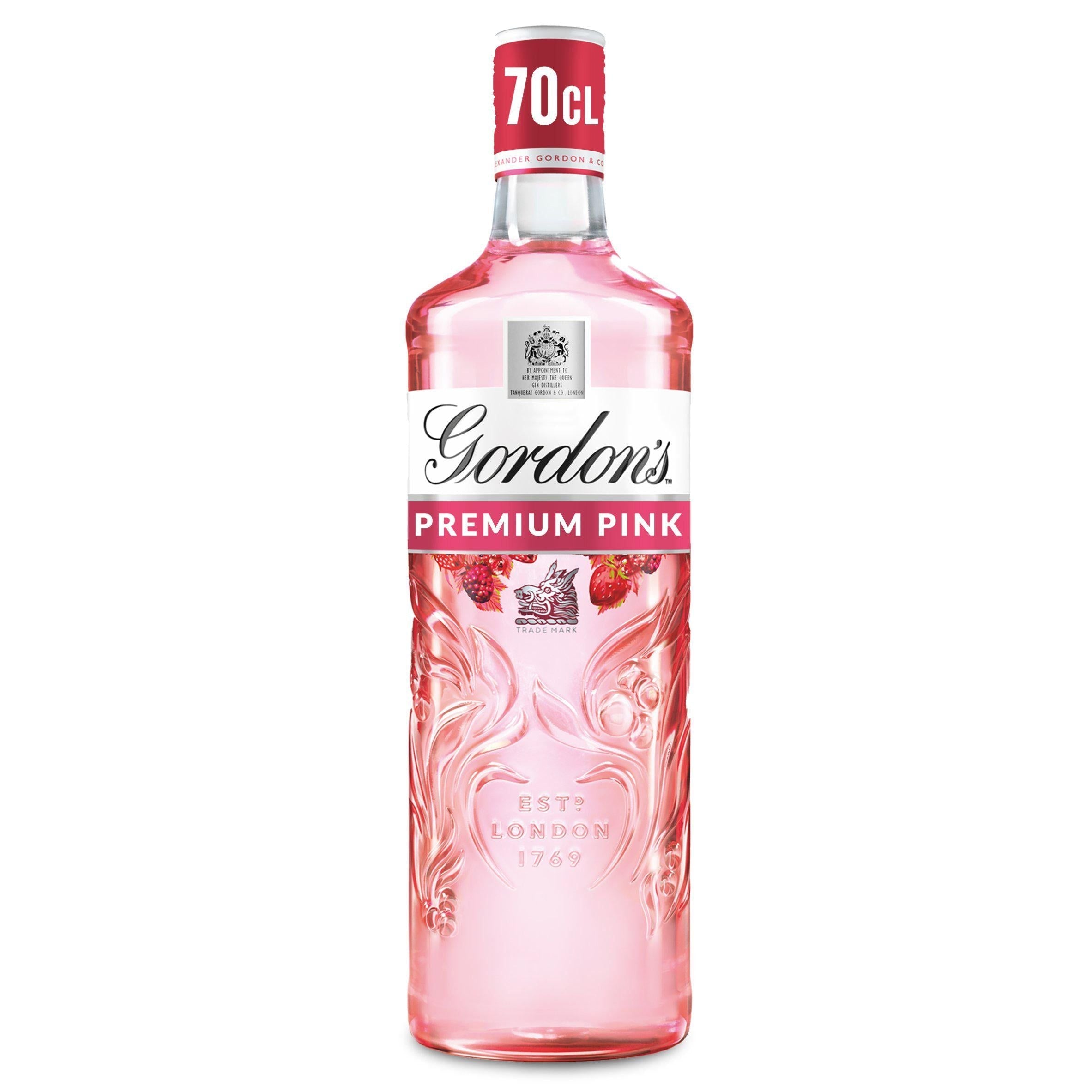 Gordon's Premium Pink Distilled Flavoured Gin 70cl