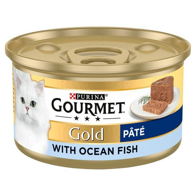 Gourmet Gold Pate Ocean Fish Wet Cat Food    85g