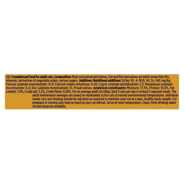 Gourmet Gold Pate Ocean Fish Wet Cat Food    85g