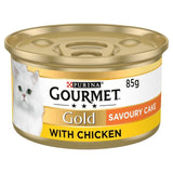 Gourmet Gold Savoury Cake Chicken Wet Cat Food    85g