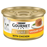 Gourmet Gold Savoury Cake Chicken Wet Cat Food    85g