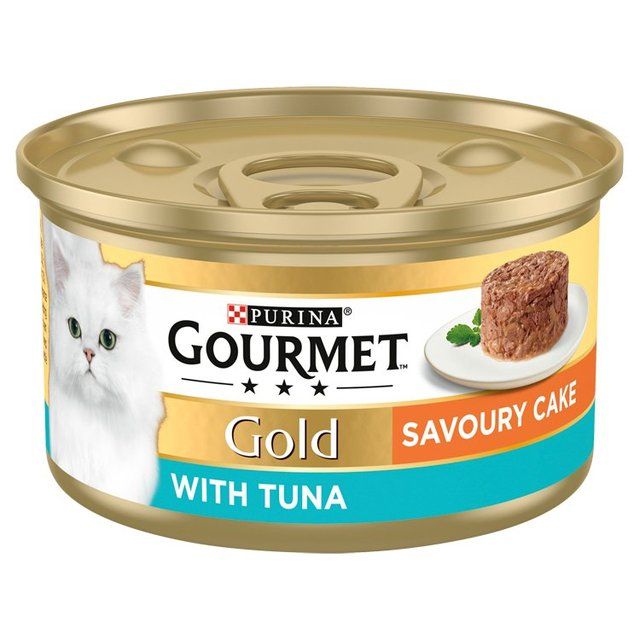 Gourmet Gold Savoury Cake Tuna Wet Cat Food   85g