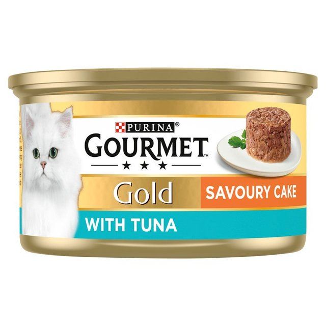 Gourmet Gold Savoury Cake Tuna Wet Cat Food   85g