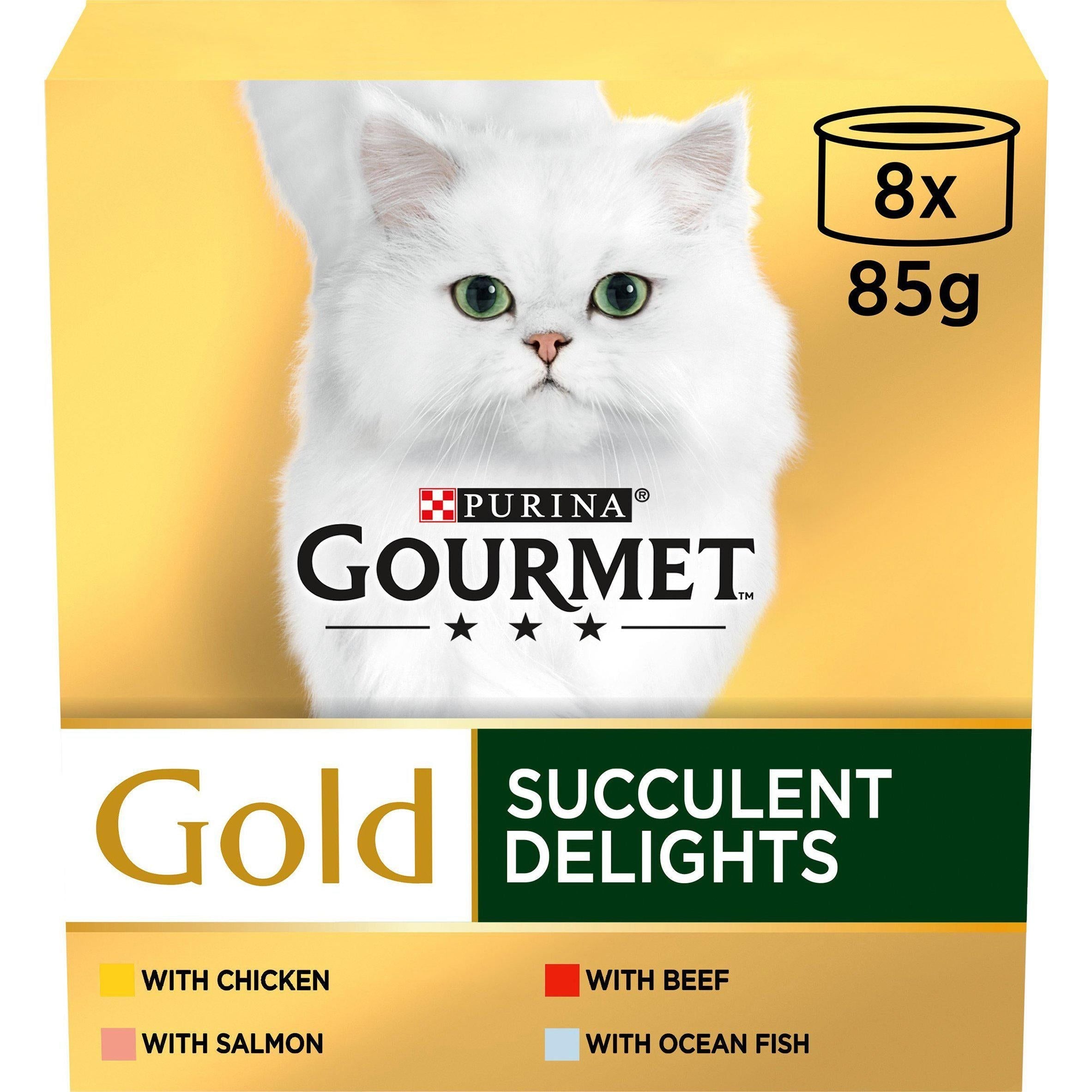 Gourmet Gold Succulent Delights 8x85g