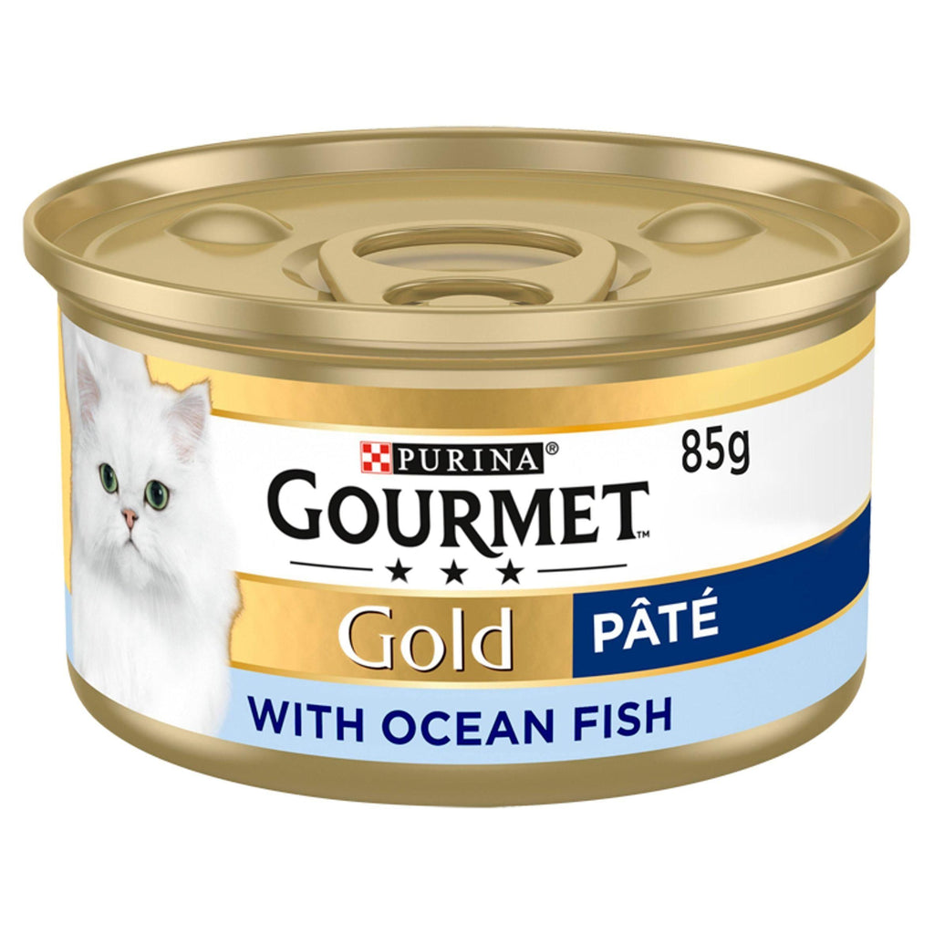 Gourmet Gold Tinned Cat Food Pate With Ocean Fish 85g