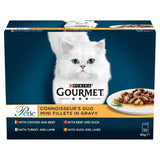 Gourmet Perle Connoisseur's Collection in Gravy Wet Cat Food   12 x 85g