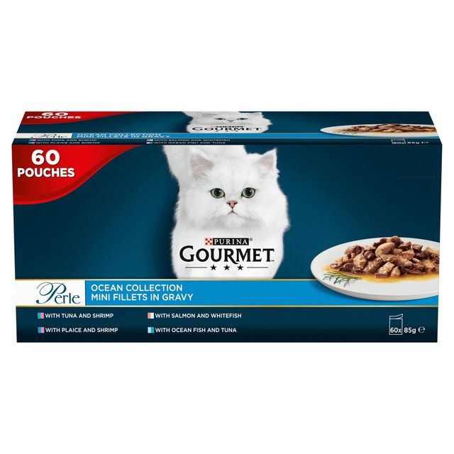 Gourmet Perle Ocean Collection Wet Cat Food   60 x 85g