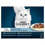 Gourmet Perle Seaside Duo in Gravy Wet Cat Food   12 x 85g