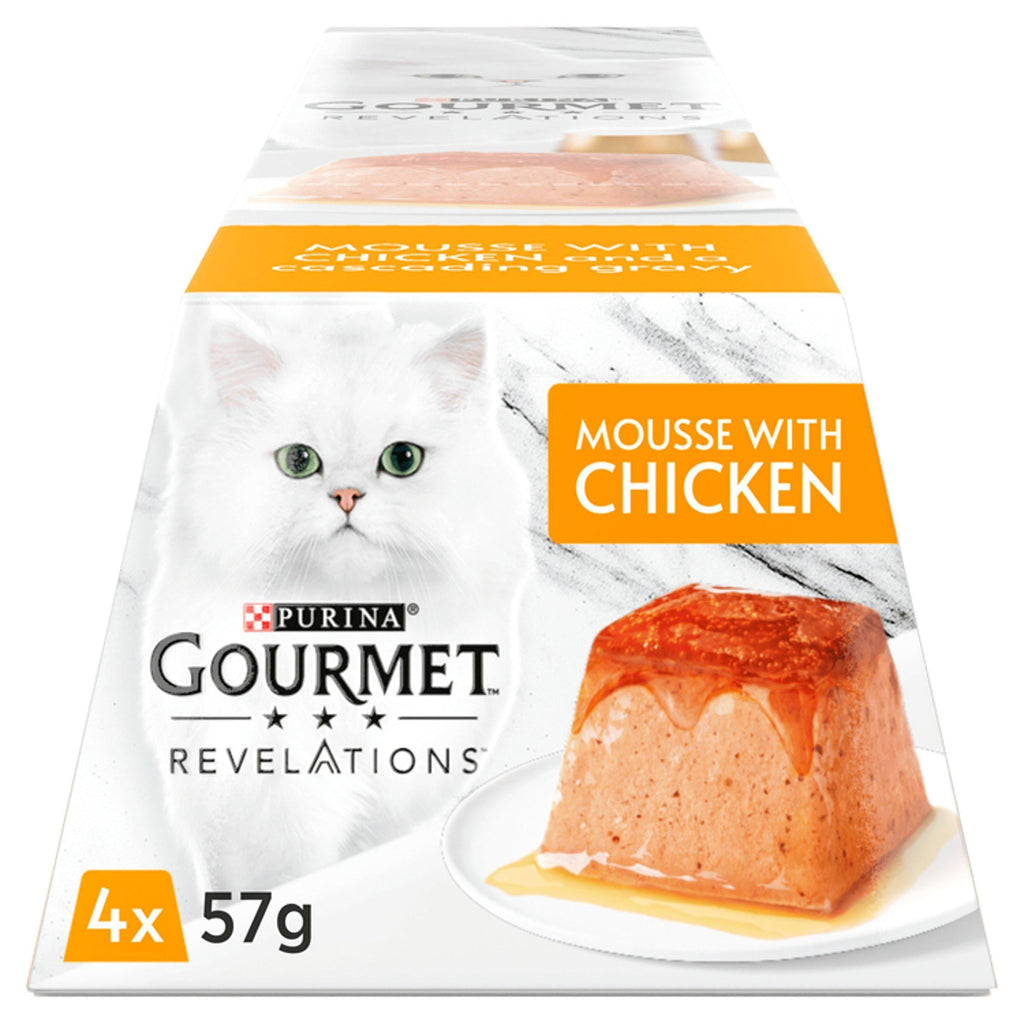 Gourmet Revelations Mousse Chicken Wet Cat Food 4 x 57g