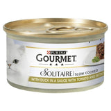 Gourmet Solitaire Duck Wet Cat Food   85g