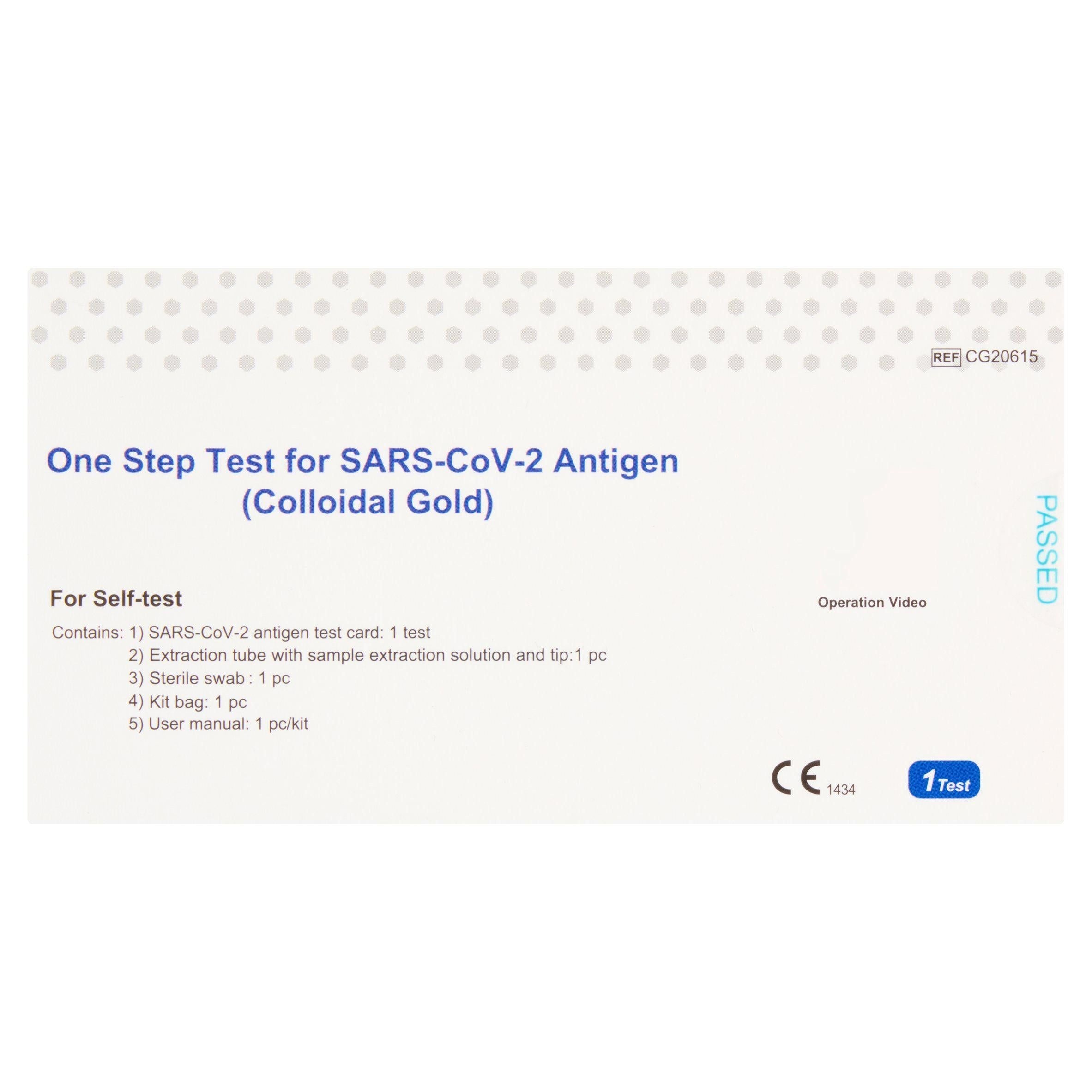 GP One Step Test for SARS CoV 2 Antigen Colloidal Gold