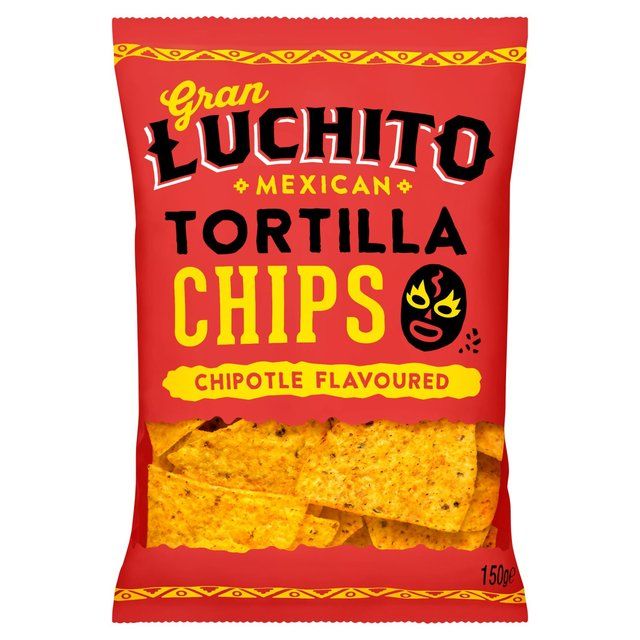 Gran Luchito Chipotle Tortilla Chips   150g