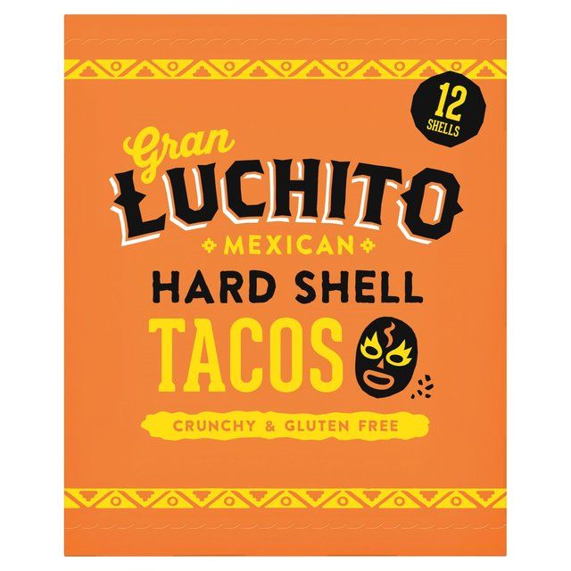 Gran Luchito Mexican Hard Shell Tacos   170g