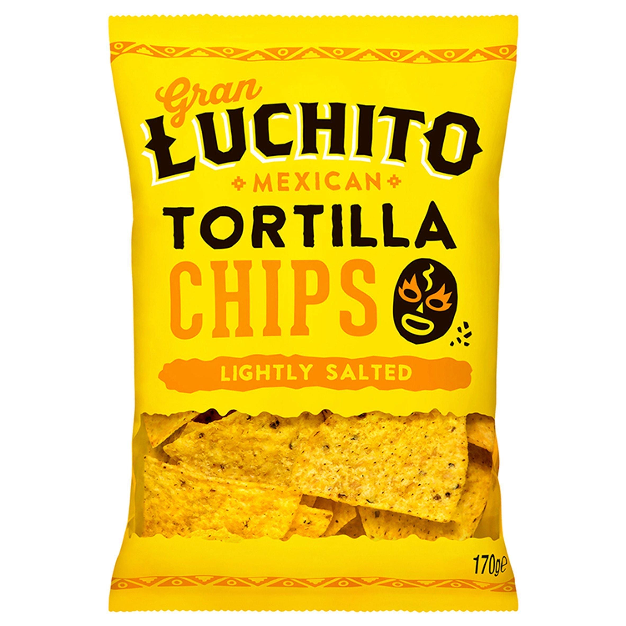 Gran Luchito Mexican Tortilla Chips Lightly Salted 170g