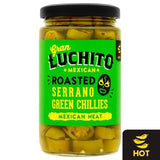 Gran Luchito Roasted Sliced Serrano Green Chillies for Fajita &amp;amp; Taco   215g