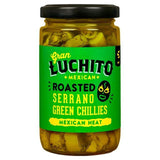 Gran Luchito Roasted Sliced Serrano Green Chillies for Fajita &amp;amp; Taco   215g