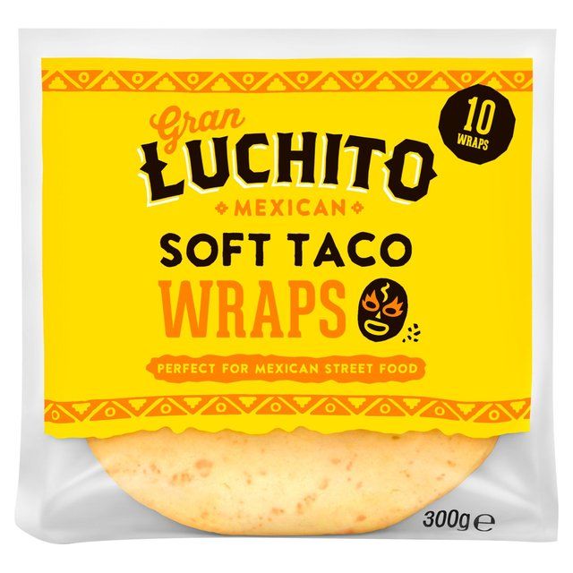 Gran Luchito Soft Taco Wraps   10 per pack