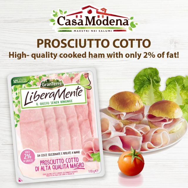 Gran Terre Prosciutto Cotto - Reduced Fat 2%   110g